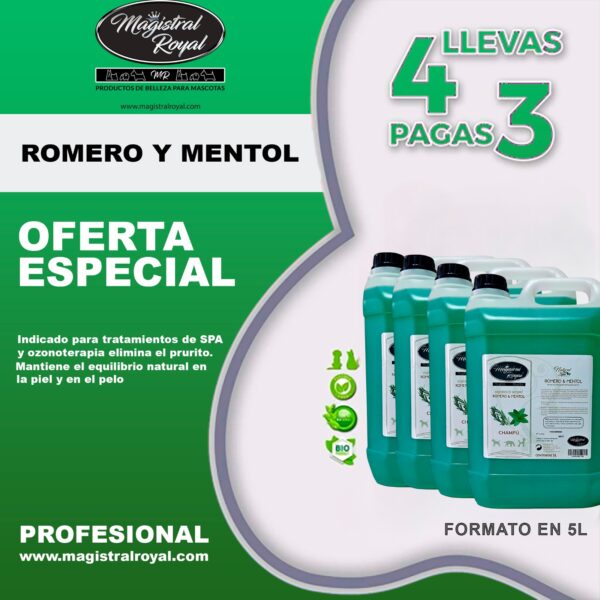 CHAMPÚ ROMERO MENTOL