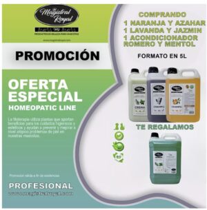 OFERTA ESPECIAL HOMEOPATIC 4 GARRAFAS